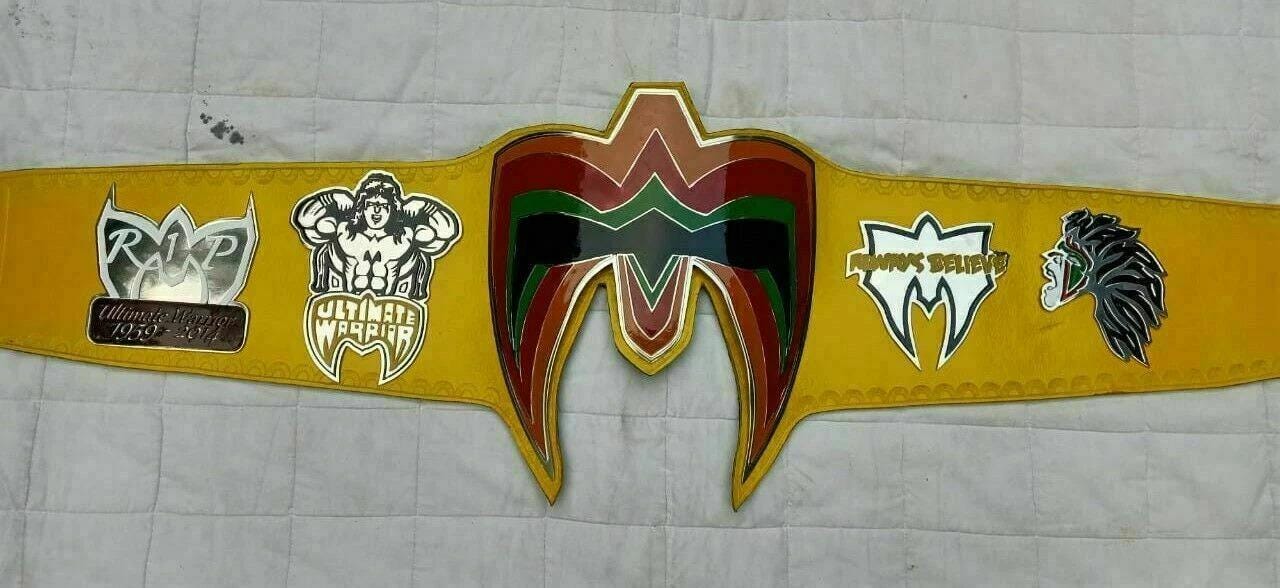 Ultimate Warrior Wrestling Championship Replica Belt