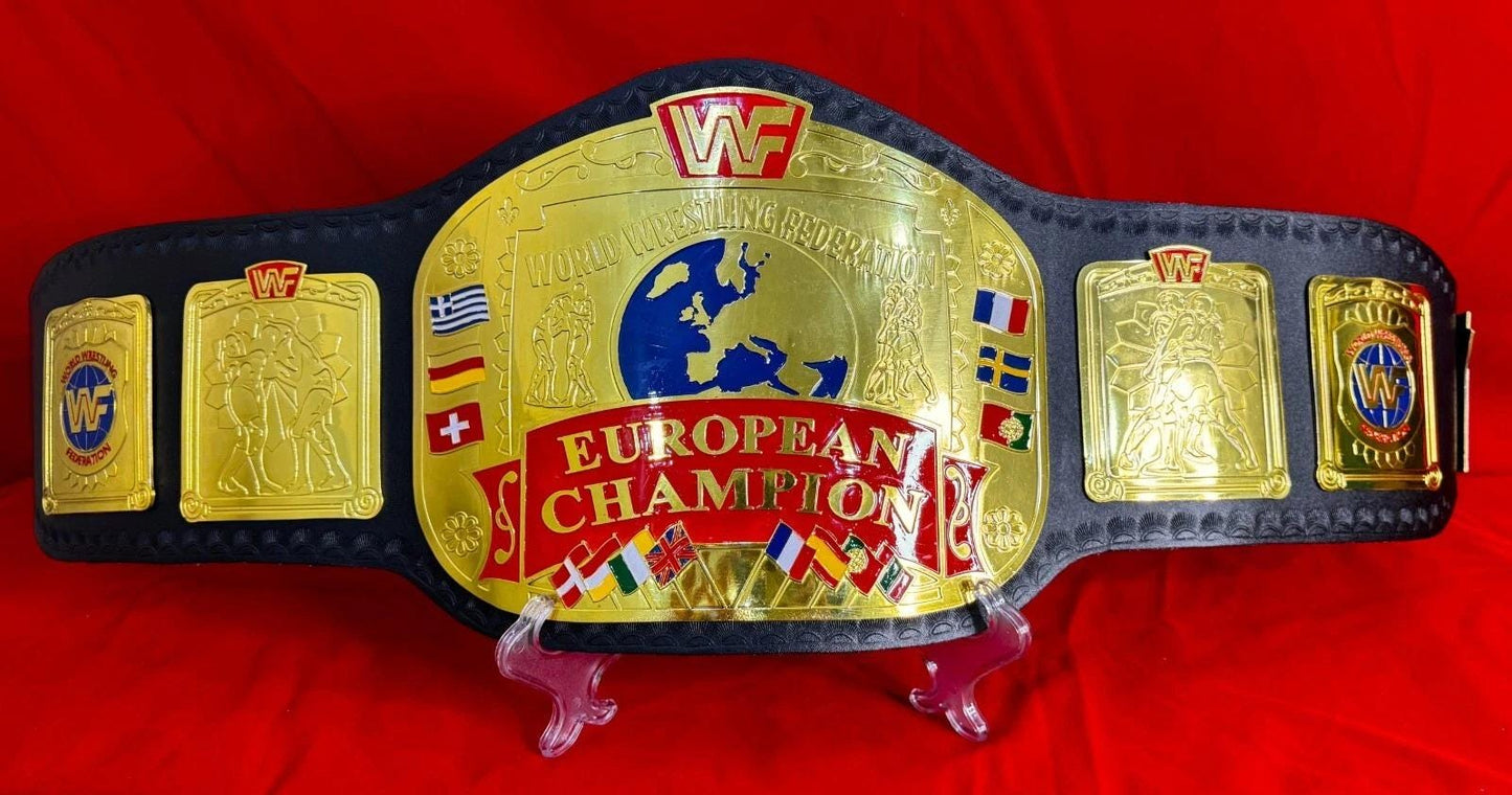European Wrestling Championship Replica Title Belt