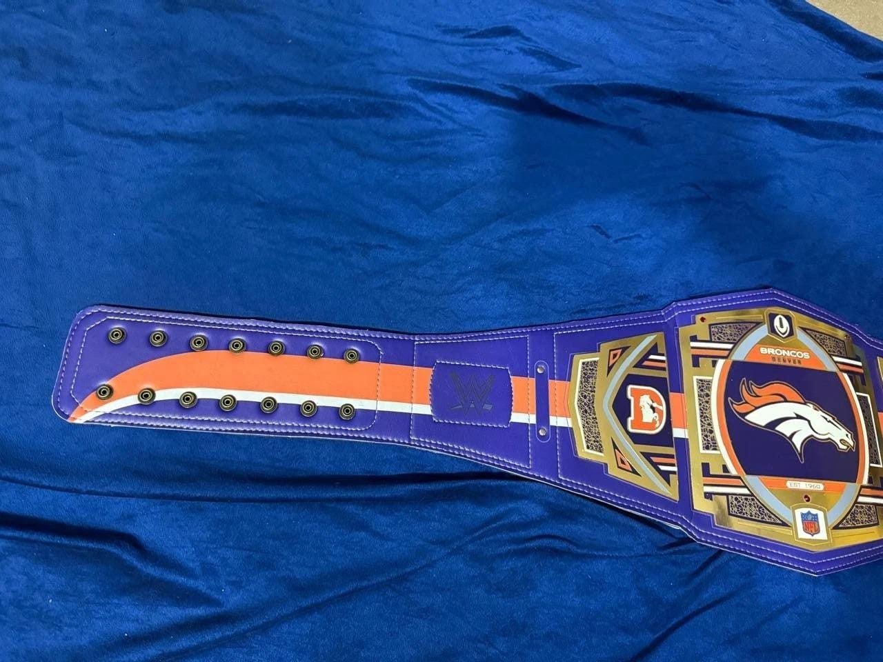 Denver Broncos American Football Fans Championship Belt