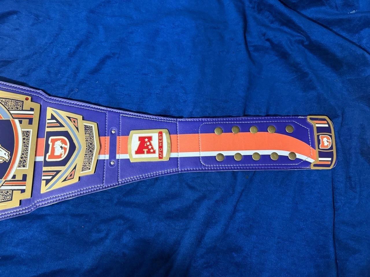 Denver Broncos American Football Fans Championship Belt