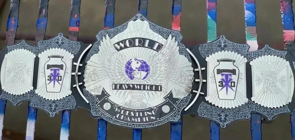Undertaker 30 Years Signature Series Championship Replica Belt