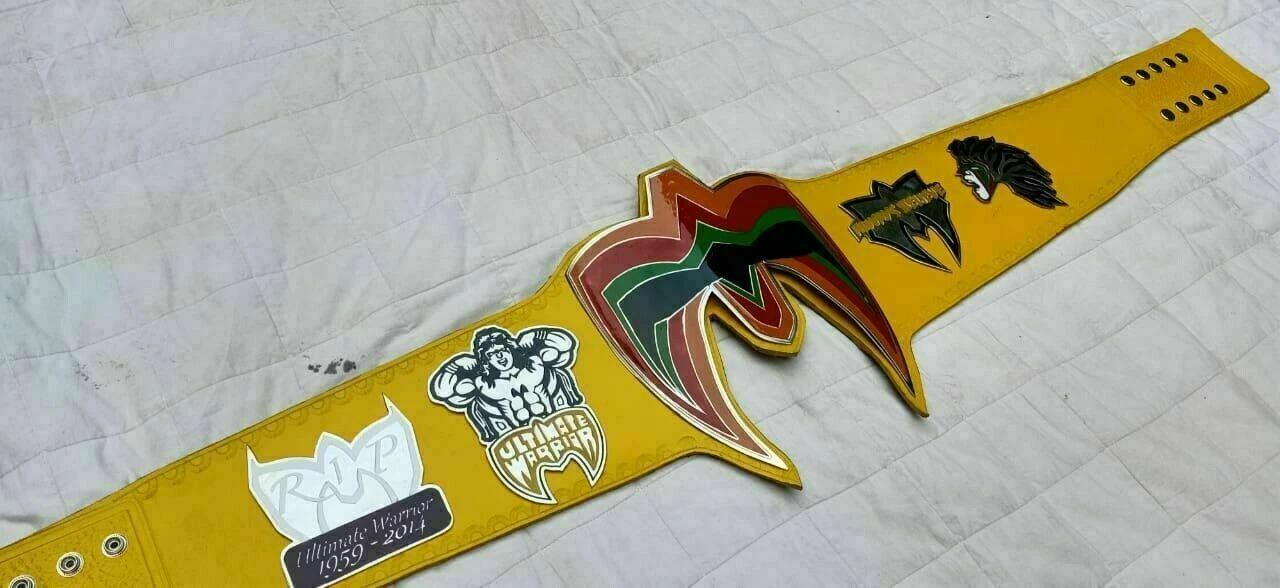 Ultimate Warrior Wrestling Championship Replica Belt