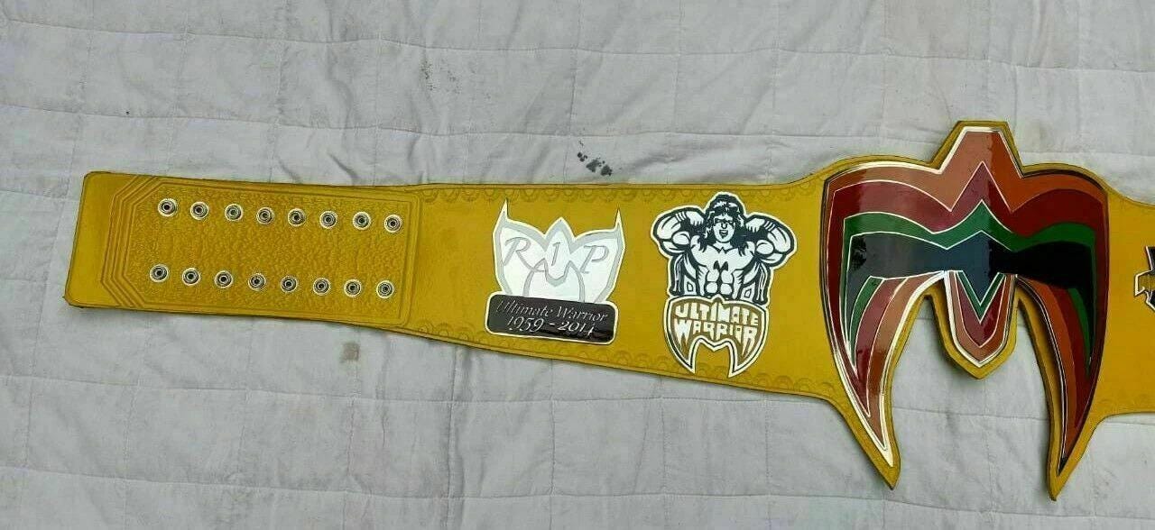 Ultimate Warrior Wrestling Championship Replica Belt