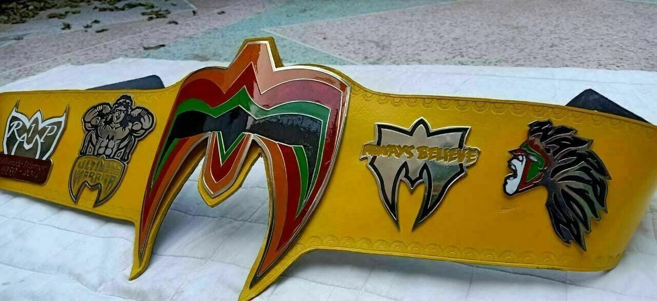 Ultimate Warrior Wrestling Championship Replica Belt