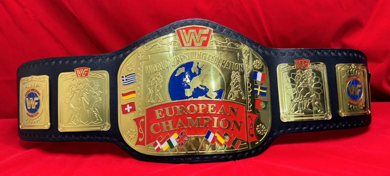 European Wrestling Championship Replica Title Belt