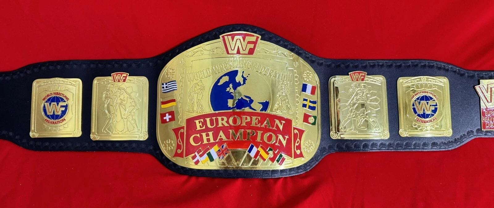 European Wrestling Championship Replica Title Belt