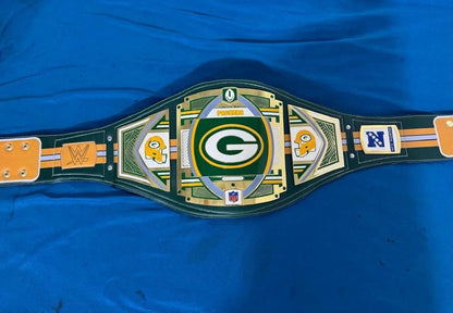 Green Bay Packers Championship Wrestling Belt American Football Fans