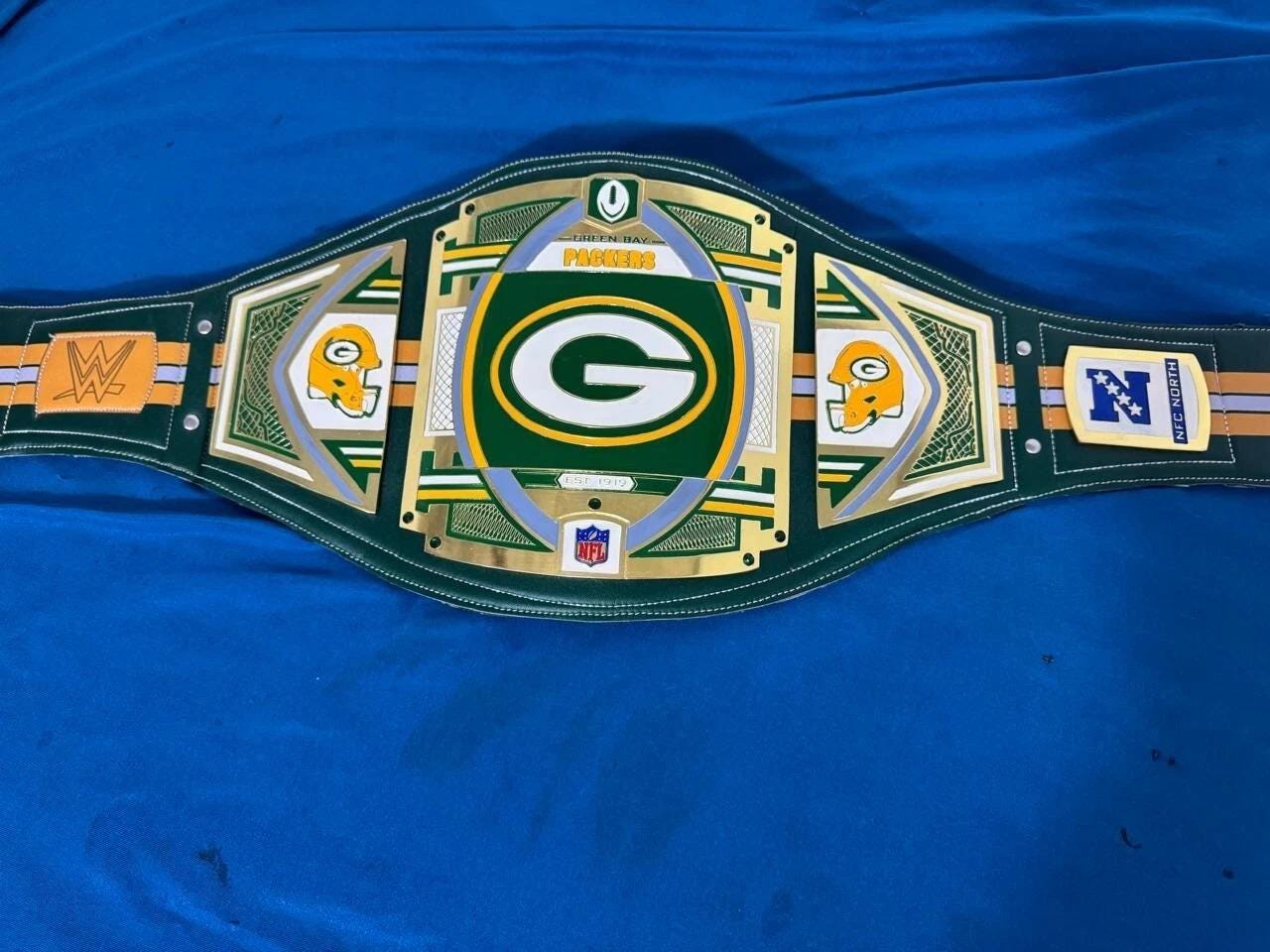 Green Bay Packers Championship Wrestling Belt American Football Fans