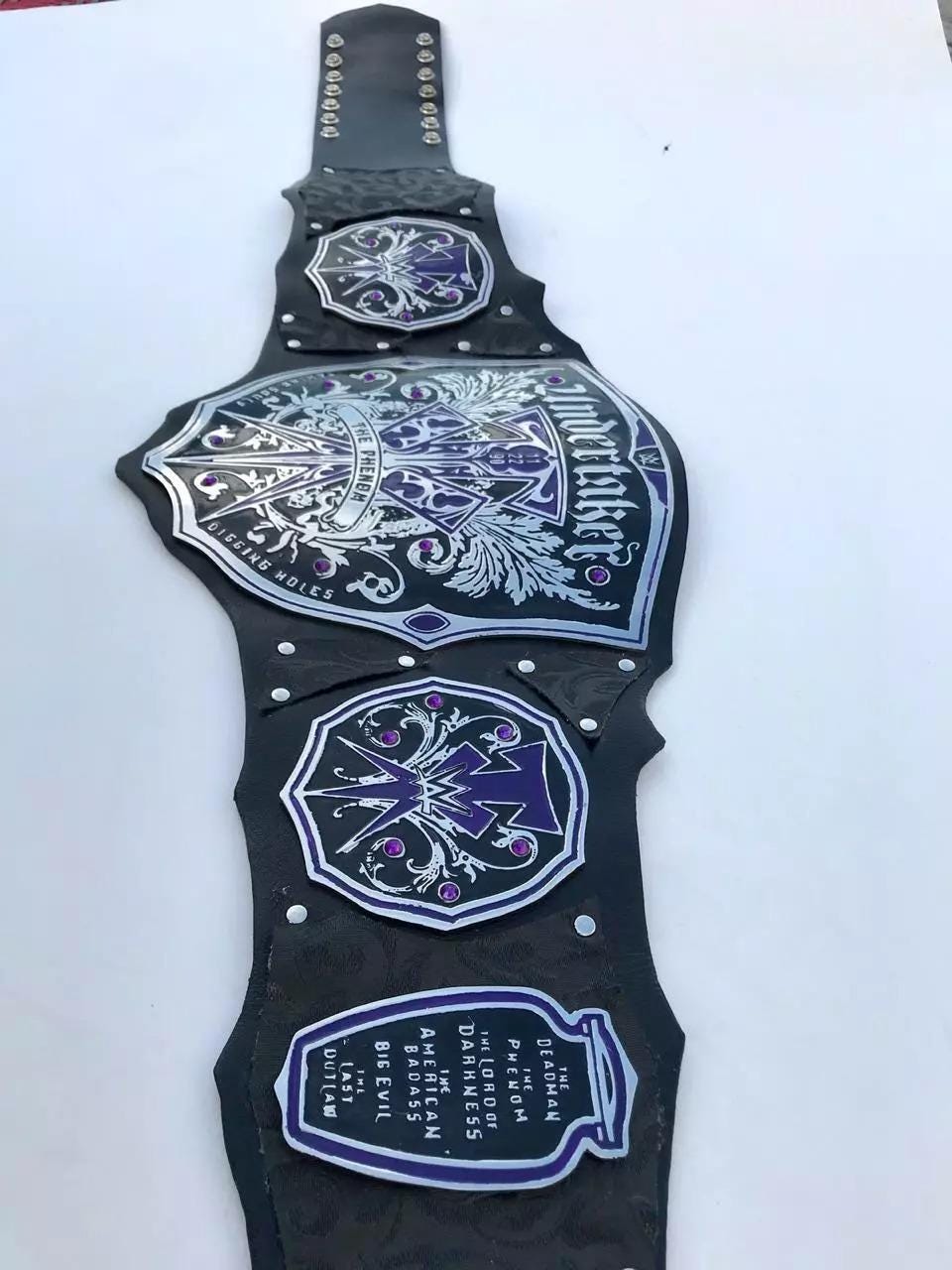 Undertaker World Heavyweight Wrestling Championship Replica Belt