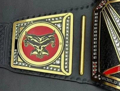 WWE World Heavyweight Championship Black Adult Size Wrestling Belt Brock Lesnar