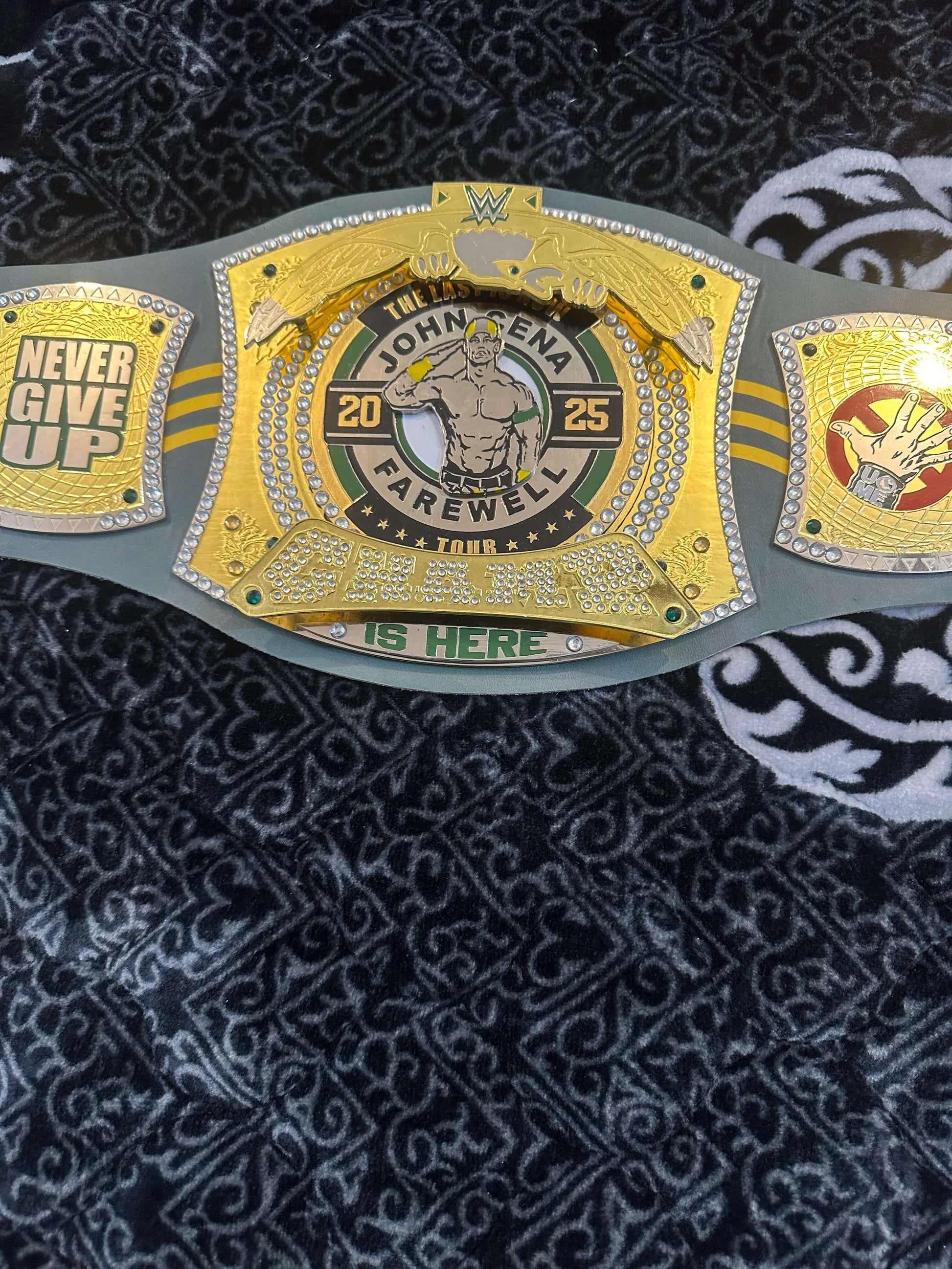 WWE John Cena Farewell Tour 2025 Perth Spinner Championship Replica Belt