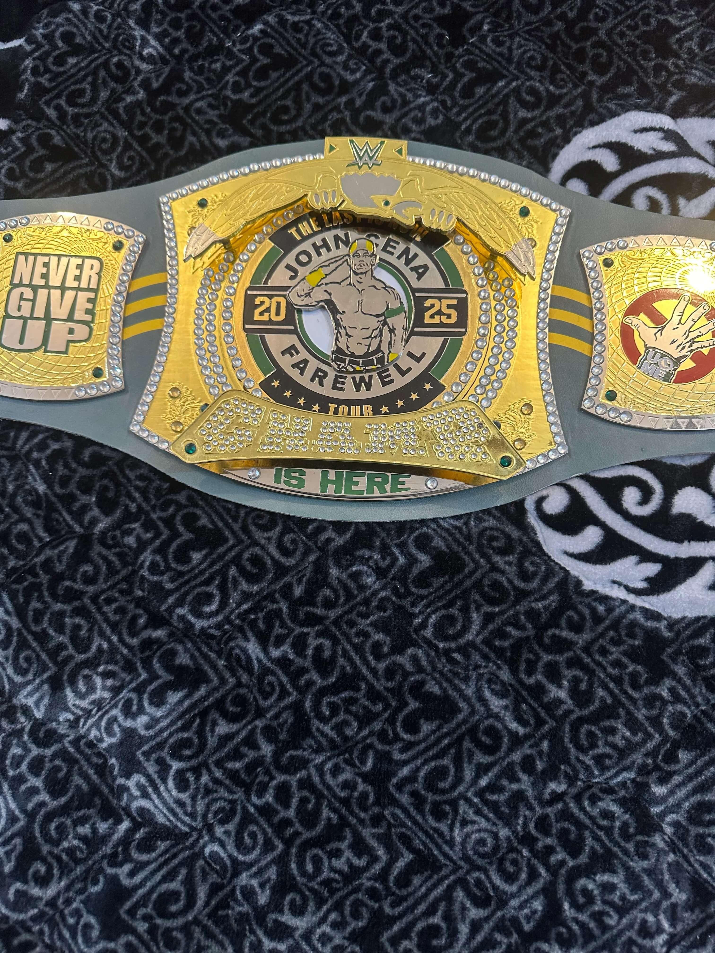 WWE John Cena Farewell Tour 2025 Perth Spinner Championship Replica Belt