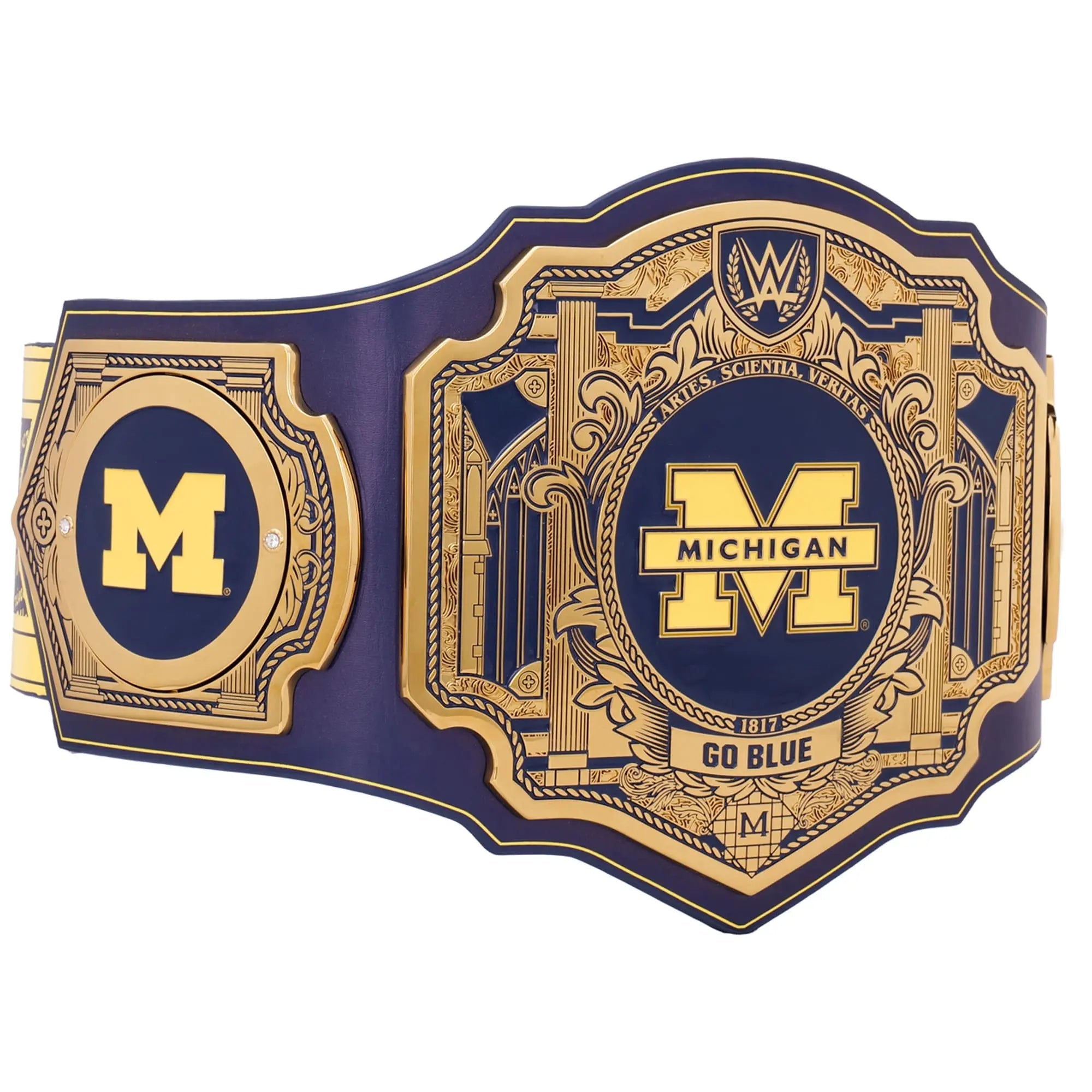 Michigan Wolverines WWE Legacy Title Belt 4mm