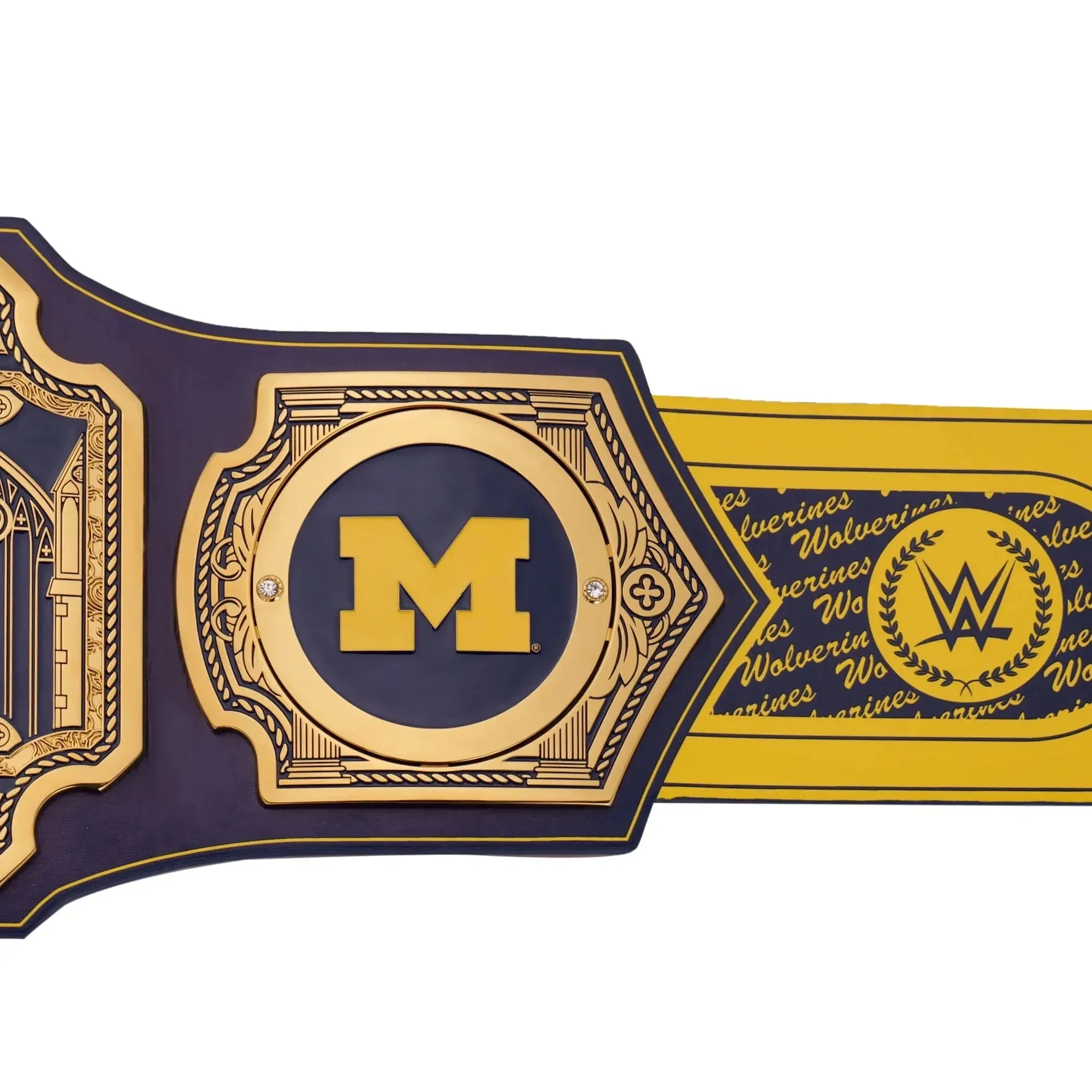 Michigan Wolverines WWE Legacy Title Belt 6mm