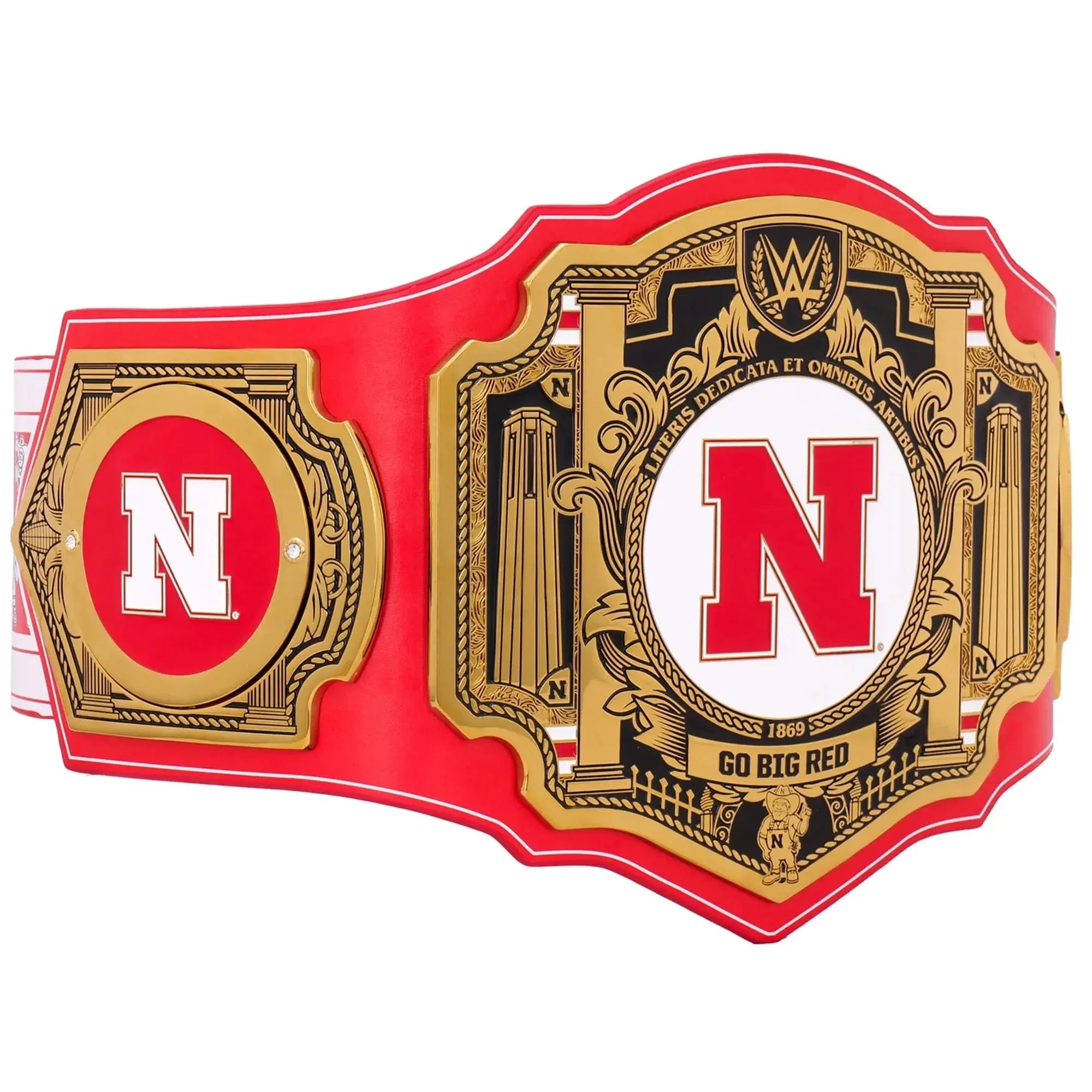 Nebraska Huskers WWE Legacy Title Belt 4MM