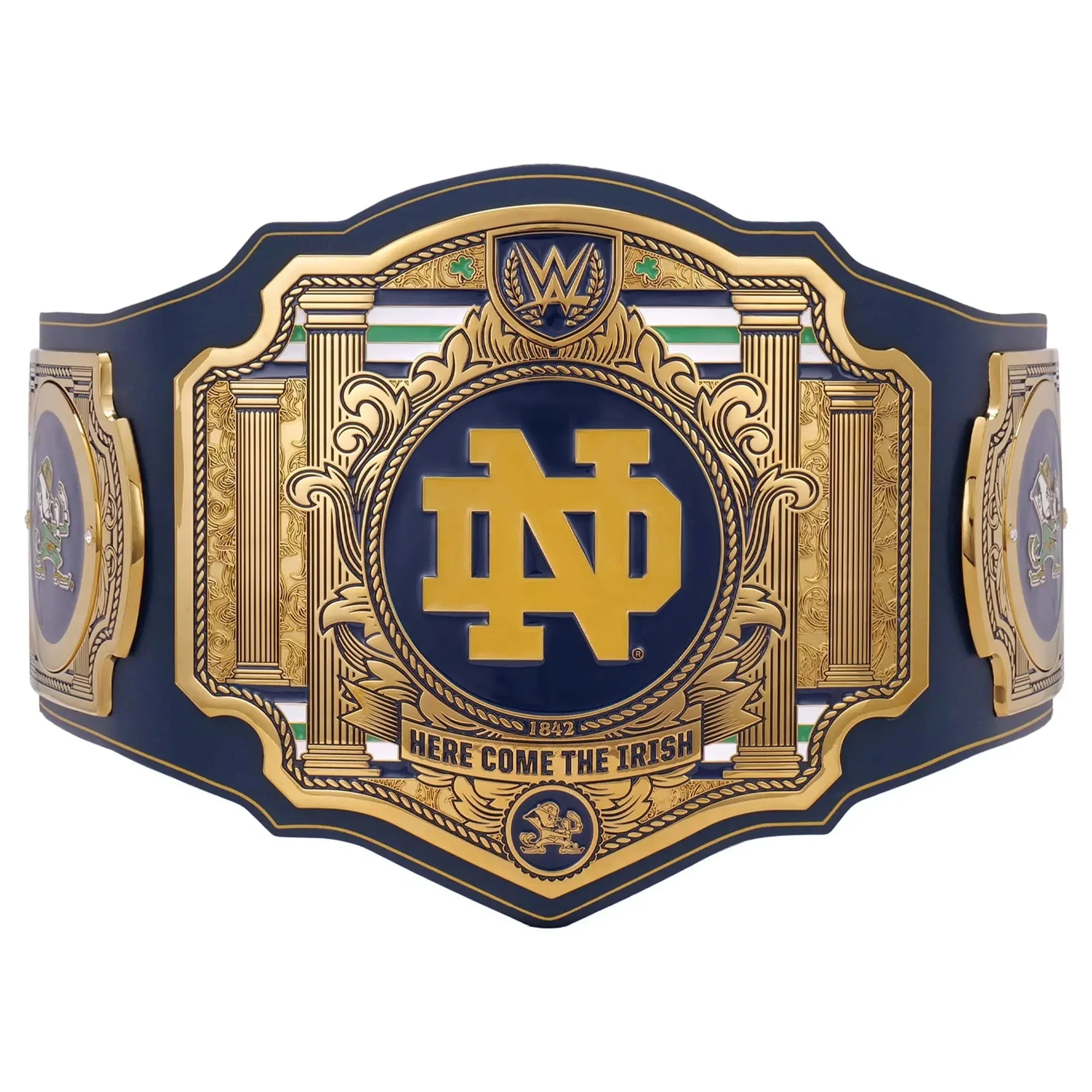 Notre Dame Fighting Irish WWE Legacy Title Belt 2mm