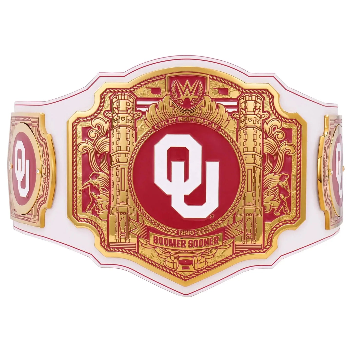 Oklahoma Sooners WWE Legacy Title Belt 2MM