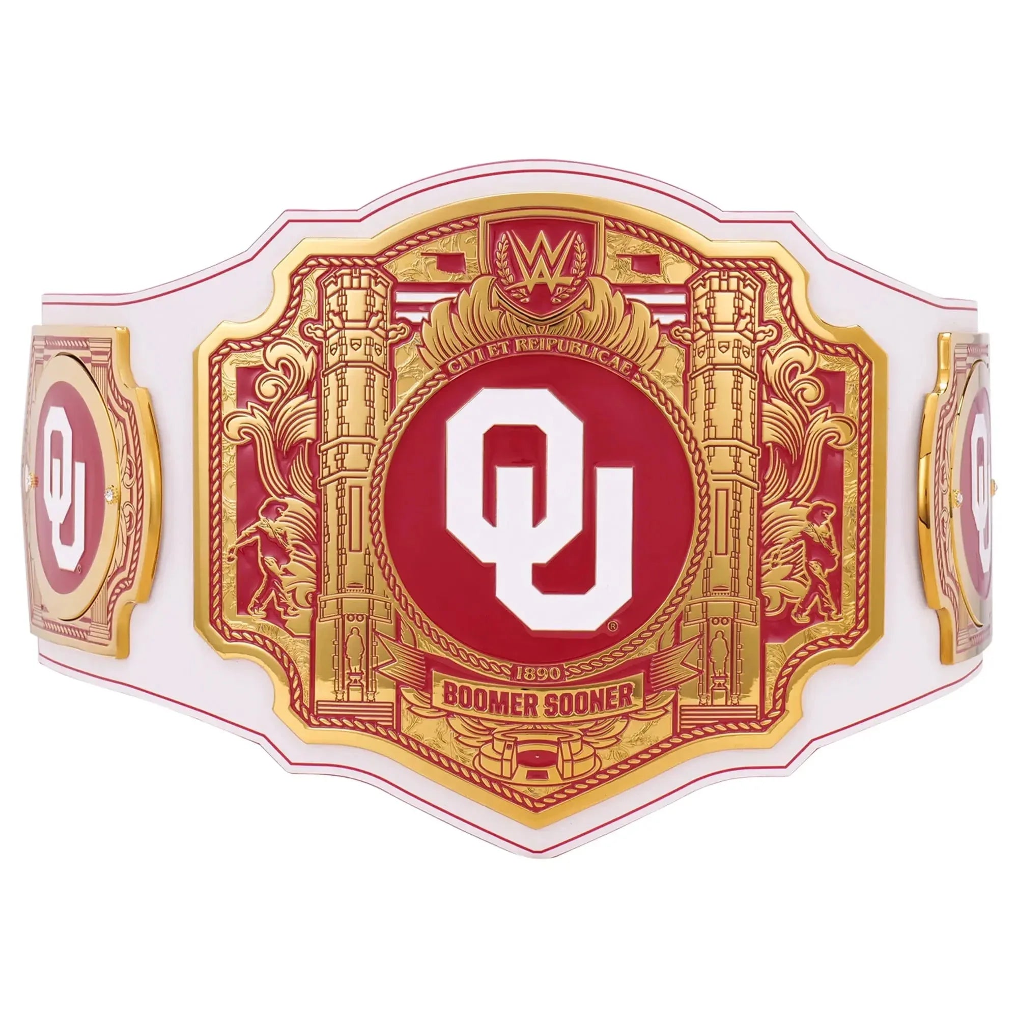 Oklahoma Sooners WWE Legacy Title Belt 2MM