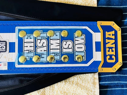 John Cena Farewell Tour 2025 Spinner Championship Replica Belt