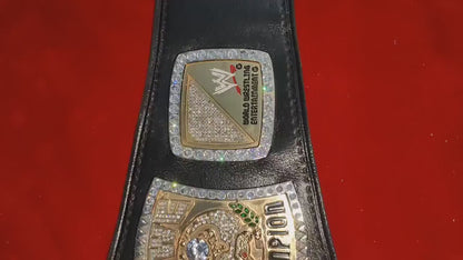 Spinner World Heavyweight Championship Belt | John Cena | 2MM 4MM Brass Replica | Wrestling Fan Gift | Spinner Title Belt for Collectors